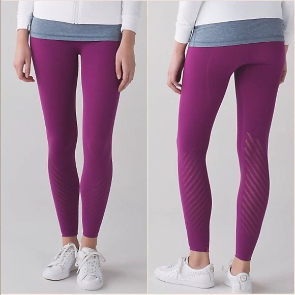 lululemon athletica Pants - NWT Lululemon Enlighten Tight Seamless Plum
